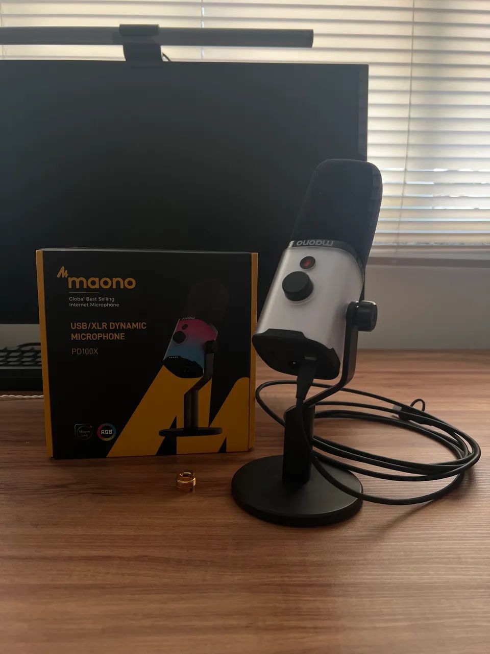 Microfone RGB Maono PD100X (USB + XLR) - Foto 3