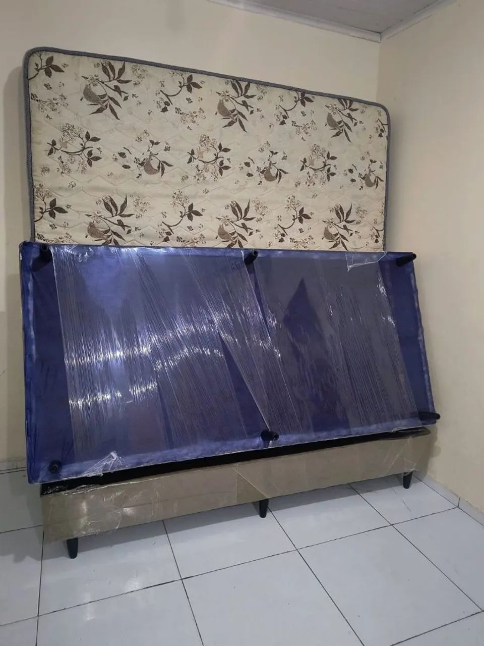 Cama Super King Bases Mais Colchão De Mola Ensacada  - Foto 2