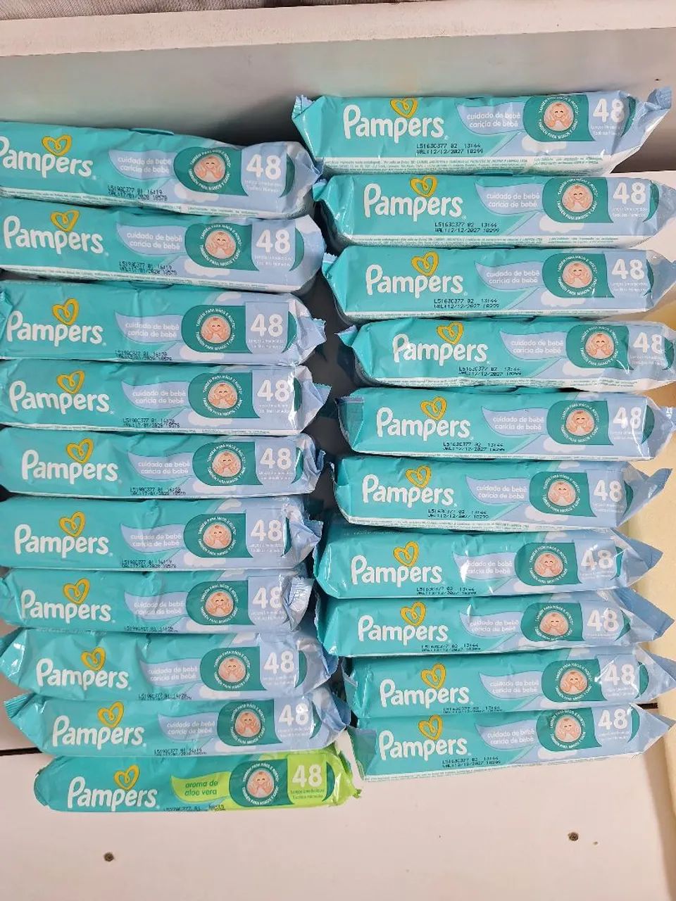 Lenço umedecido pampers