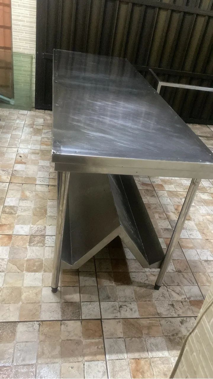 Bancada aço inox original 2.10 x70