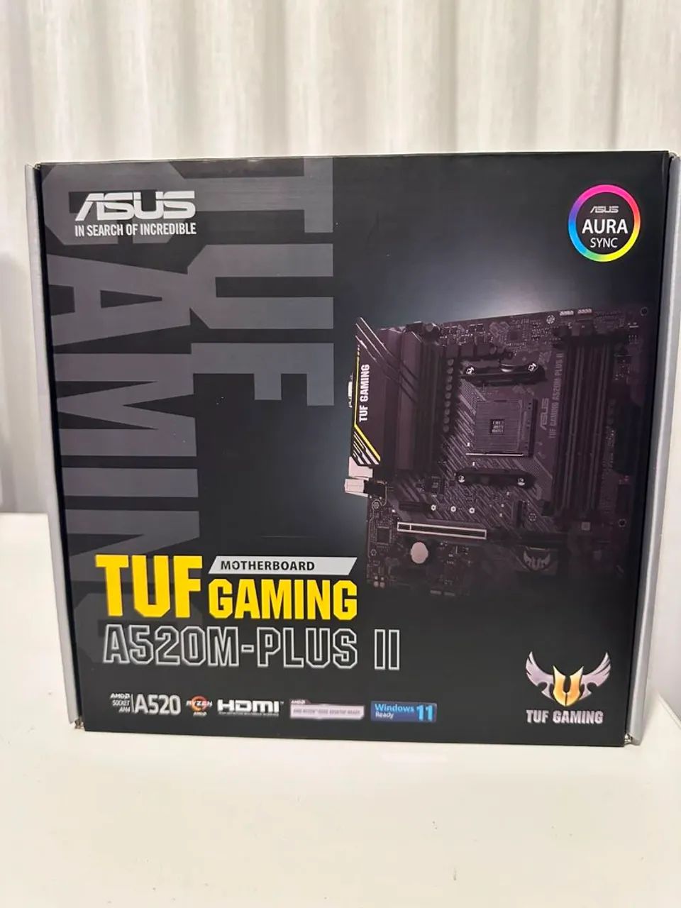Placa-Mãe ASUS TUF GAMING A520M-PLUS II, AMD AM4