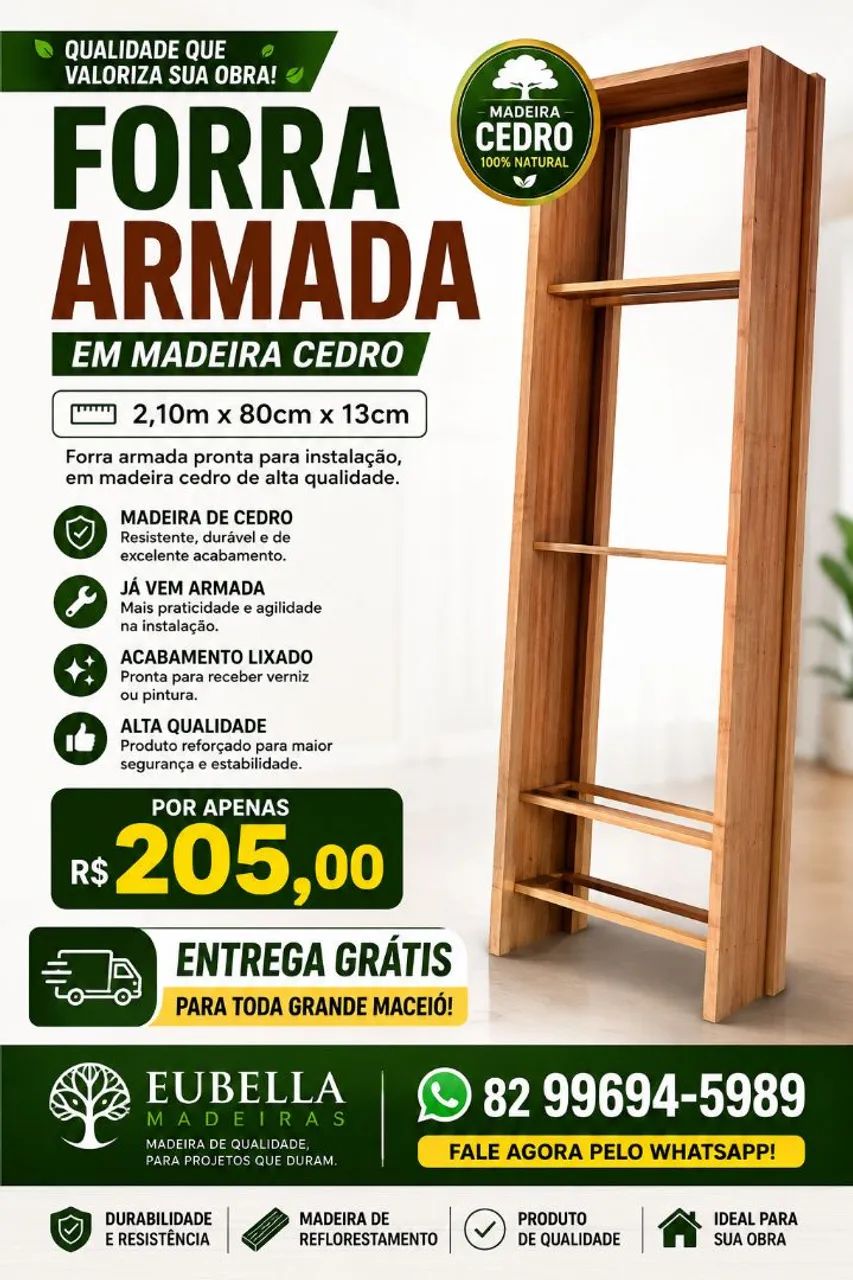 Últimas unidades forras de portas montadas 