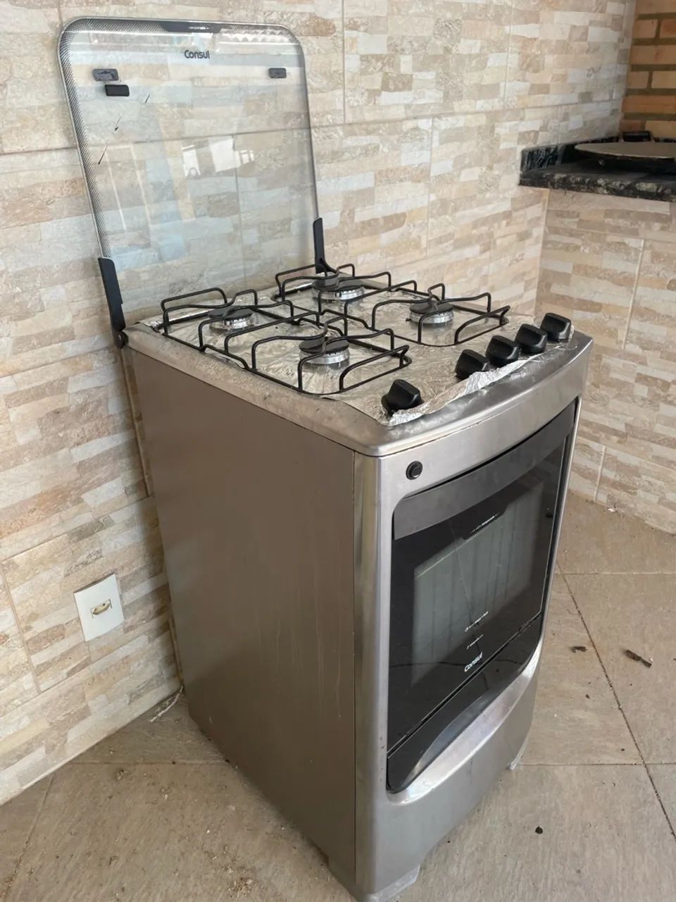 fogao consul com 4 bocas inos e acendimento automatico - Foto 2