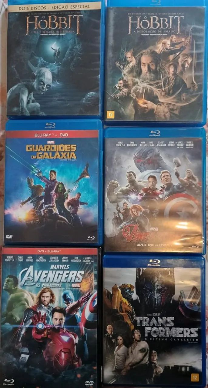 Blu-ray 6 filmes 