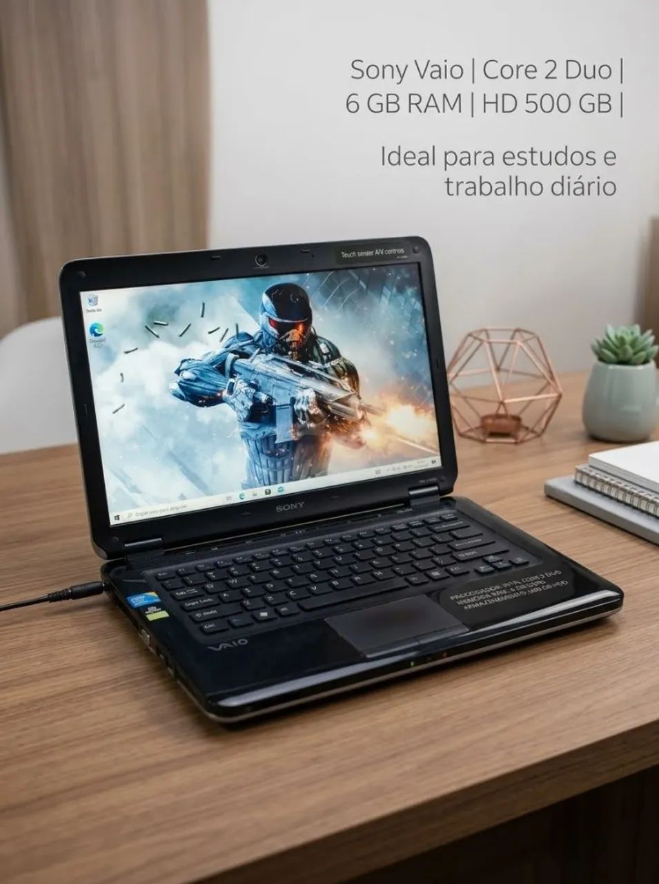 Notebook ótimo para estudos e trabalhos home office 