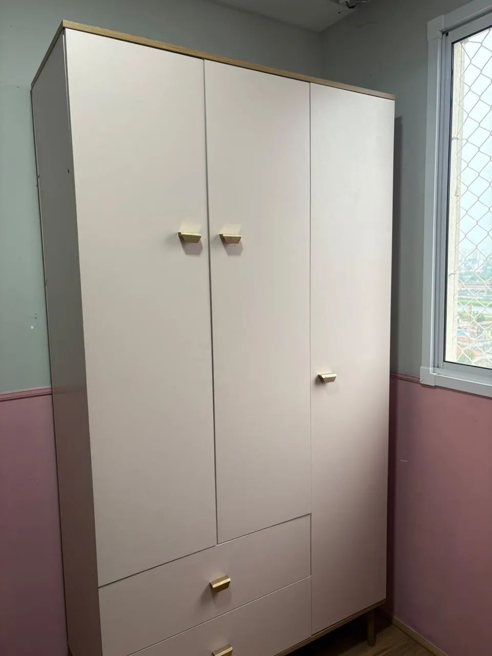 Kit guarda roupa e berço  - Foto 2