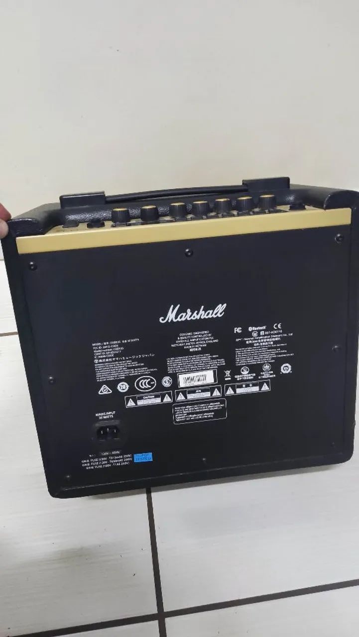 Amplificador Marshall Code 25  - Foto 3