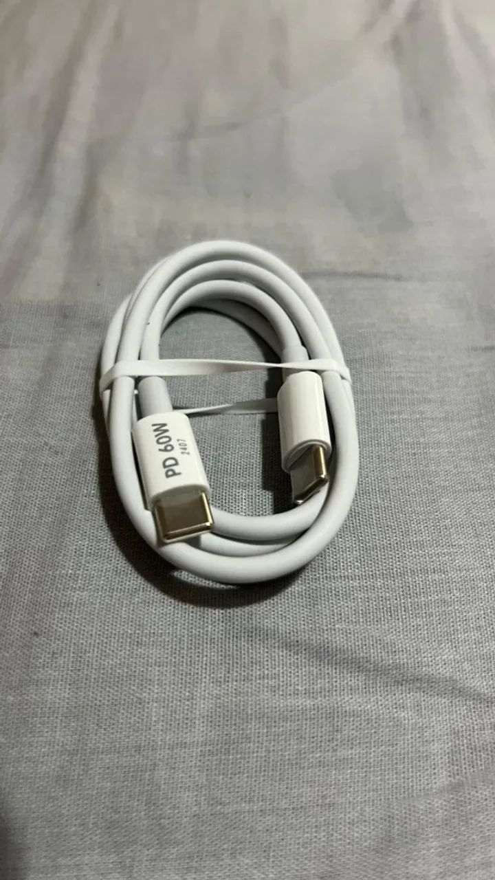 Cabo Tipo C para Tipo C - Carregamento e Dados