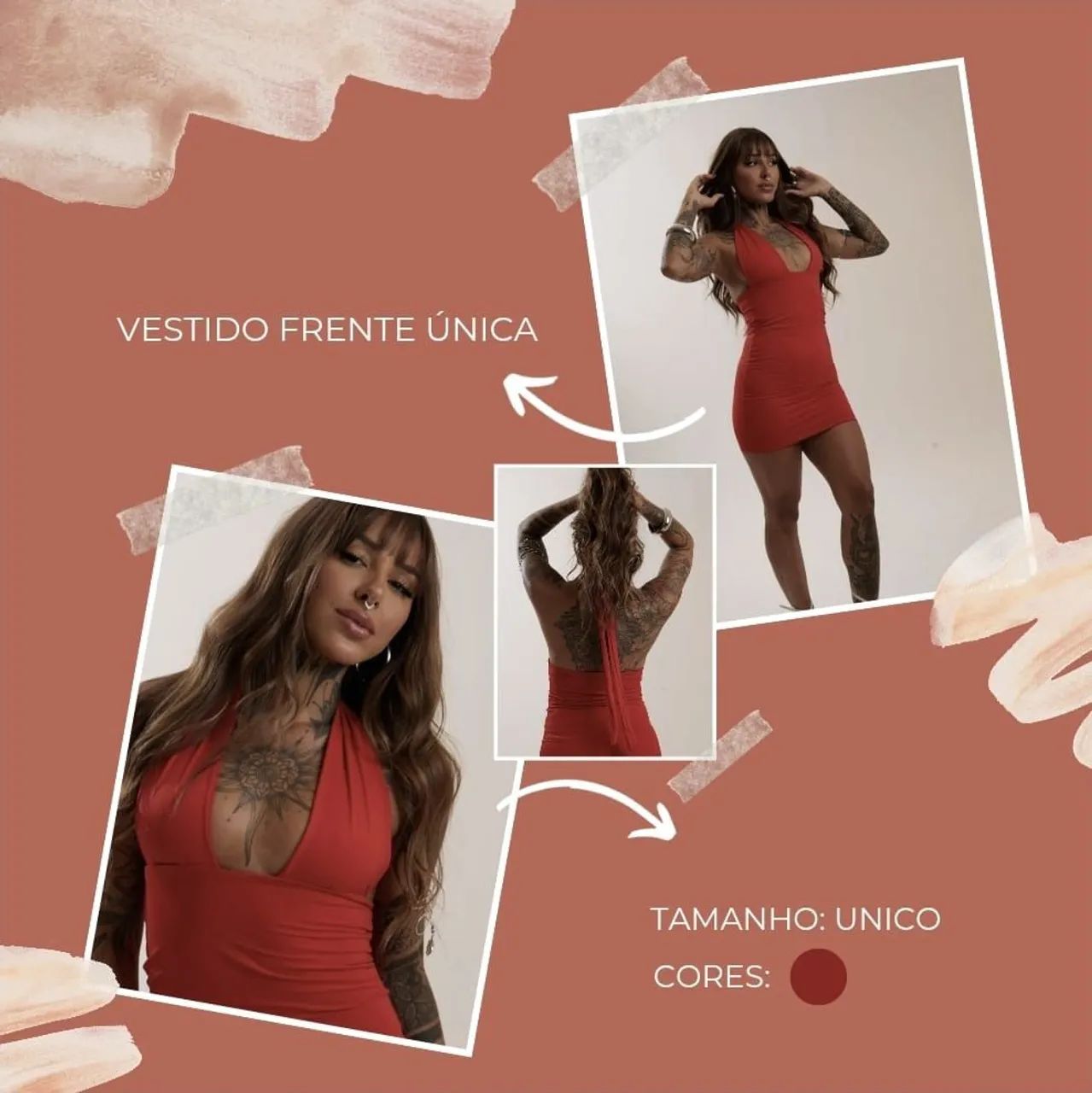 vistidos na moda tamanho P e M - Foto 2