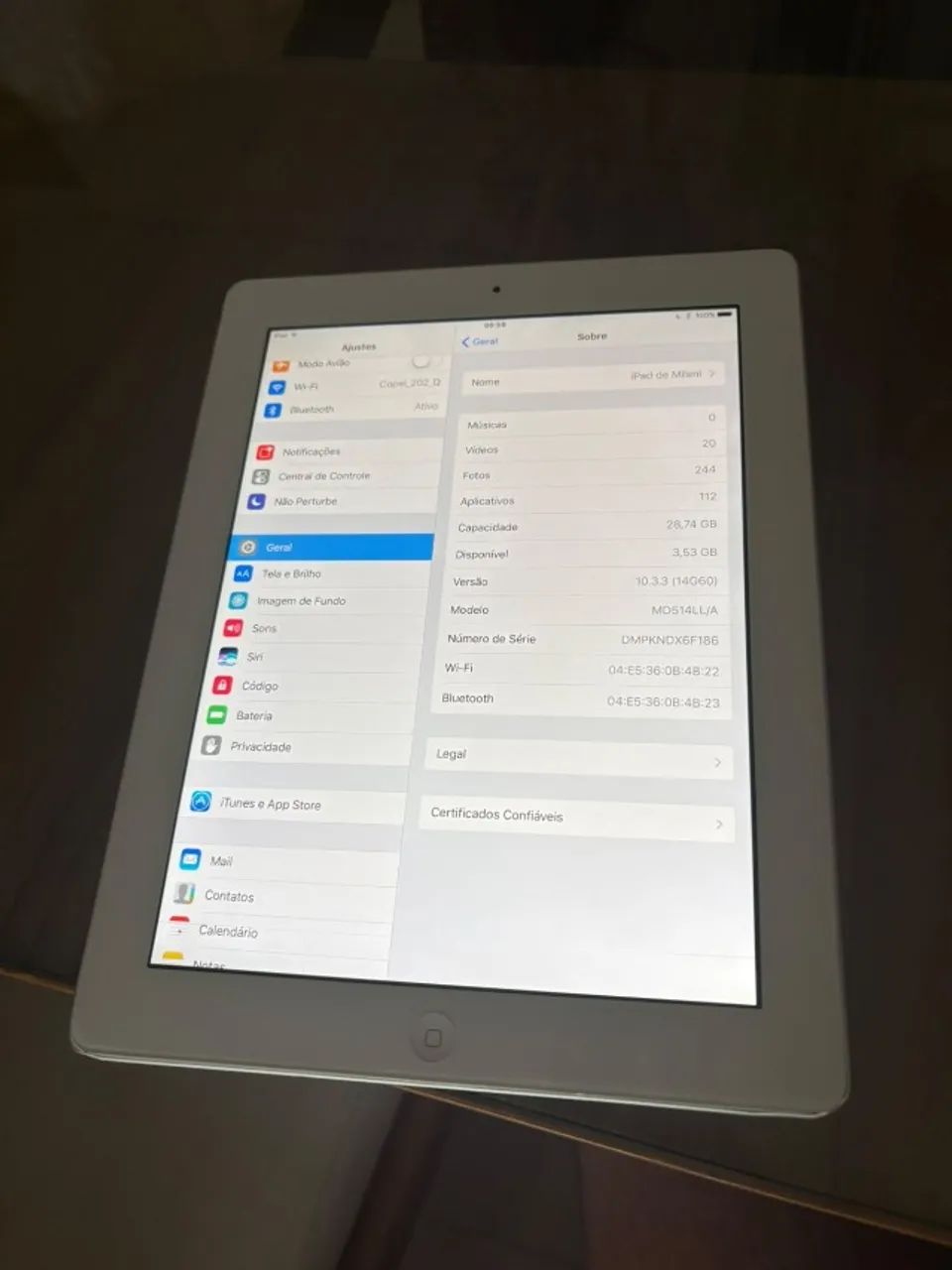 iPad 4ª geração 32 GB Wi-Fi Branco - Foto 5