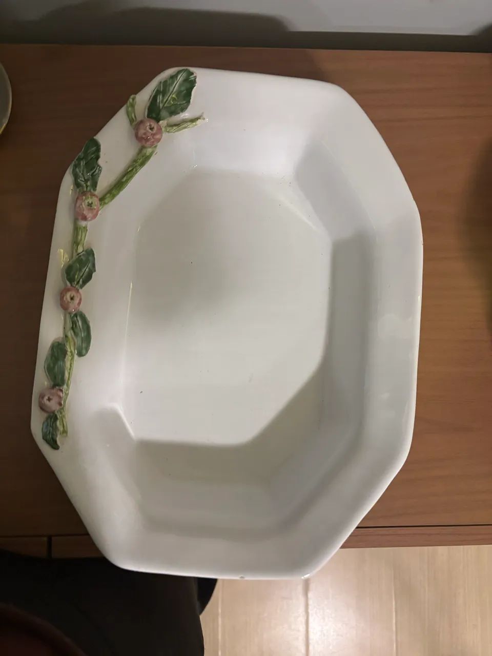 Travessa branca funda