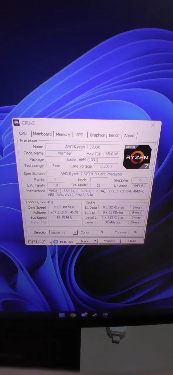 Pc com ryzen 7 5700x e rx 7600 - Foto 4