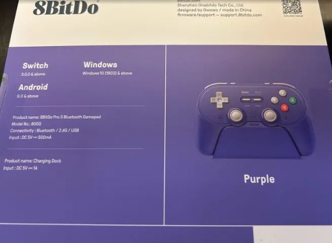 Novo controle 8BitDo Pro 3 bluetooth com TMR. Nintendo switch, Android, Windows, Steam - Foto 3