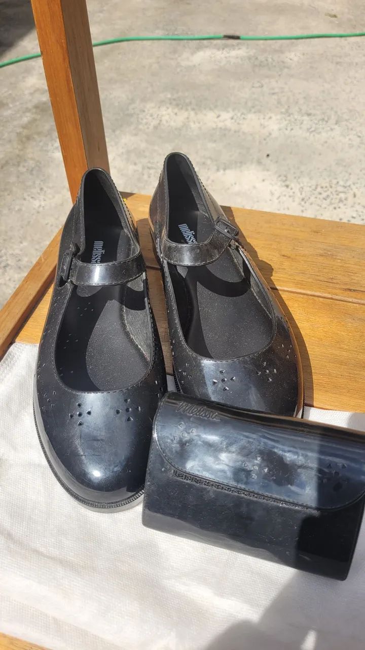 Sapato melissa Tam 38 kit bolsa + cinto  - Foto 2
