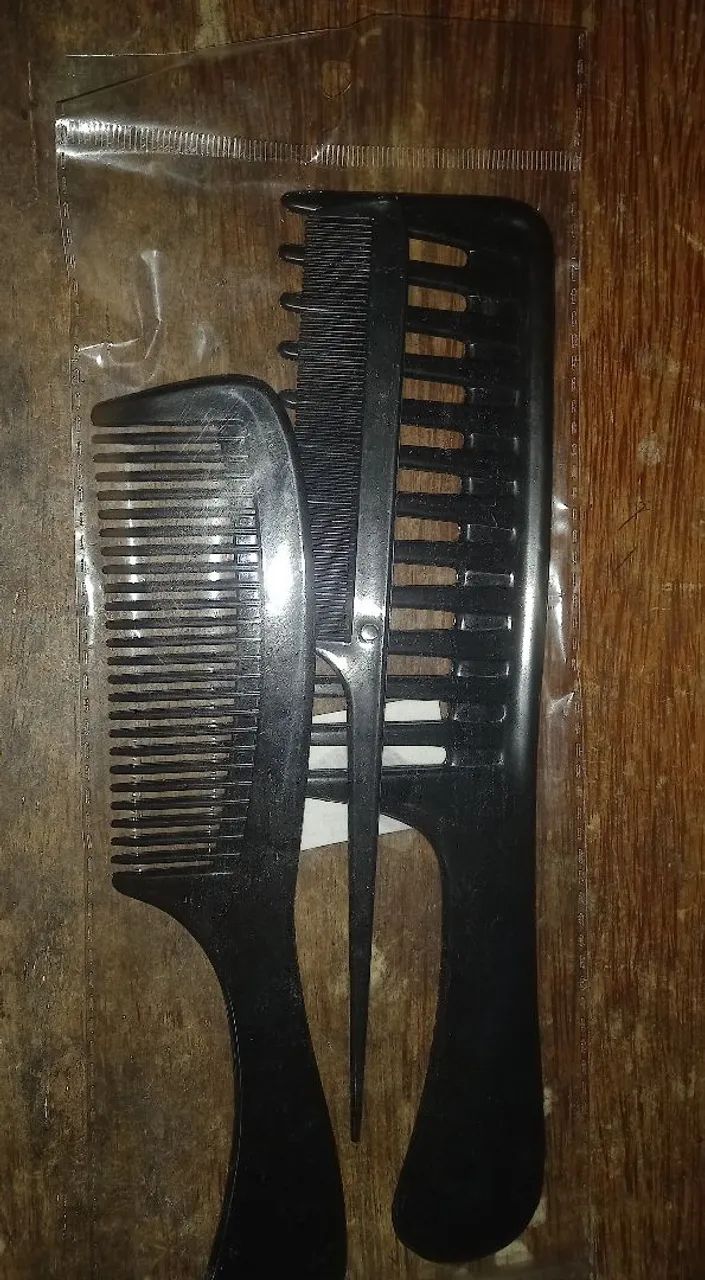 Kit 3 pentes para corte ideal de cabelo fluxe - Foto 2