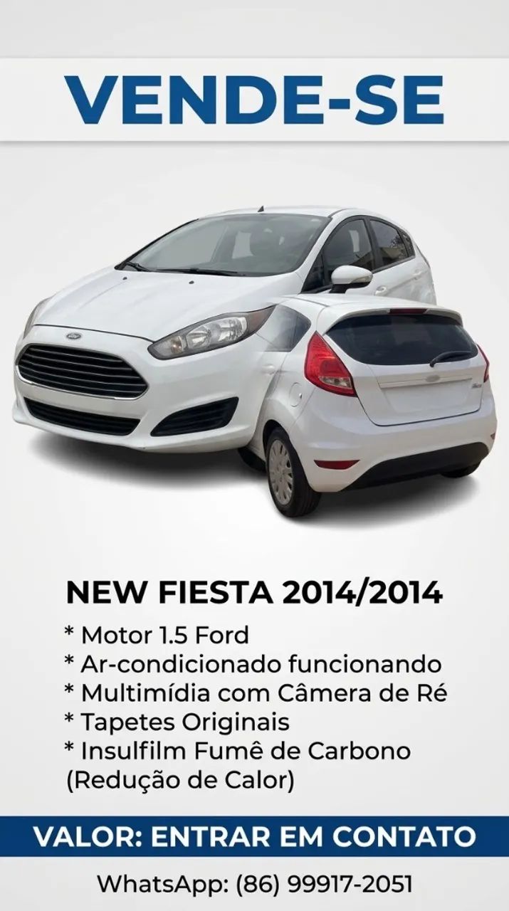 Ford Fiesta Fiesta 1.5 16V Flex Mec. 5p 2014