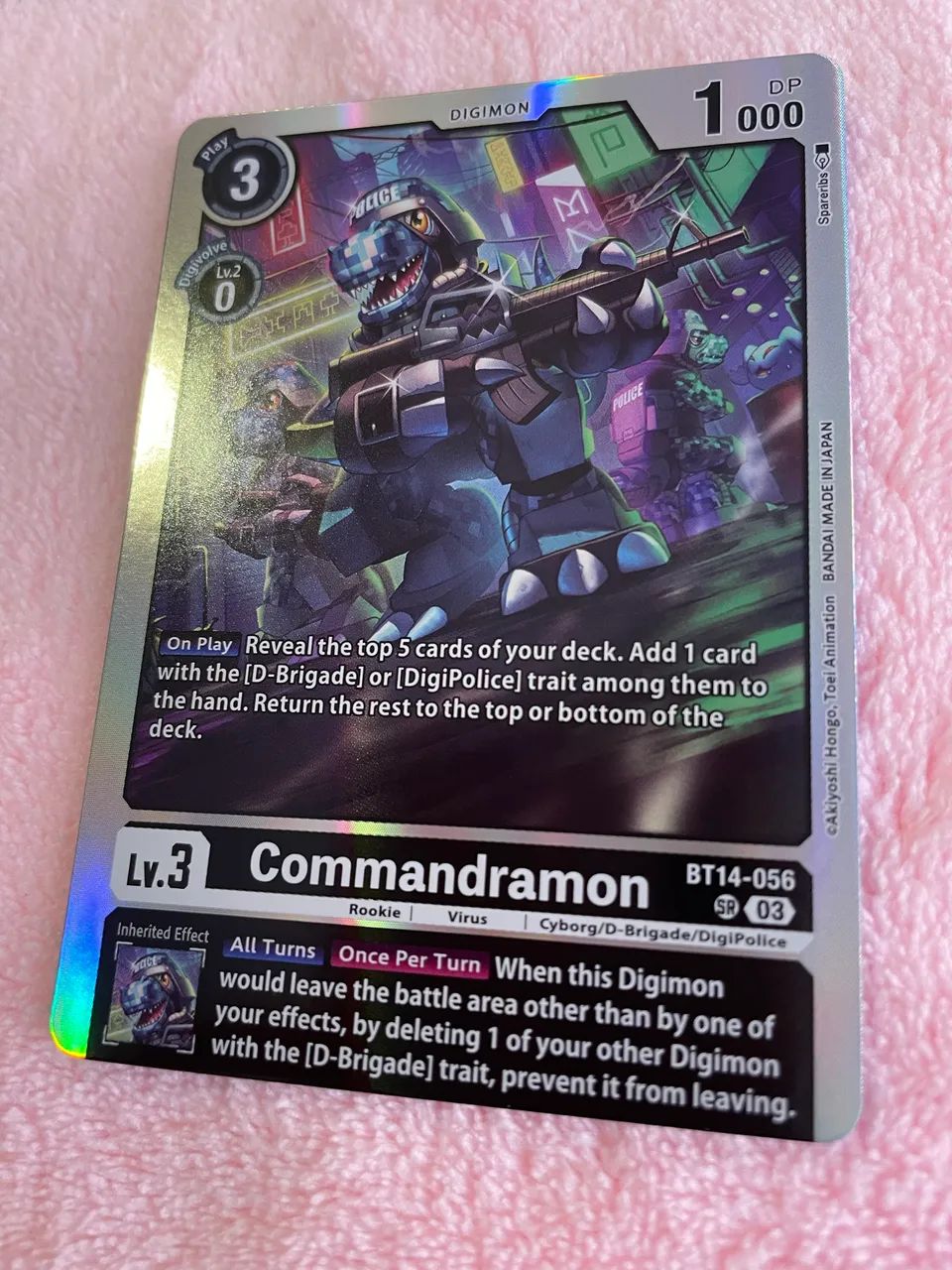 Commandramon BT14-056 Digimon TCG - Foto 2