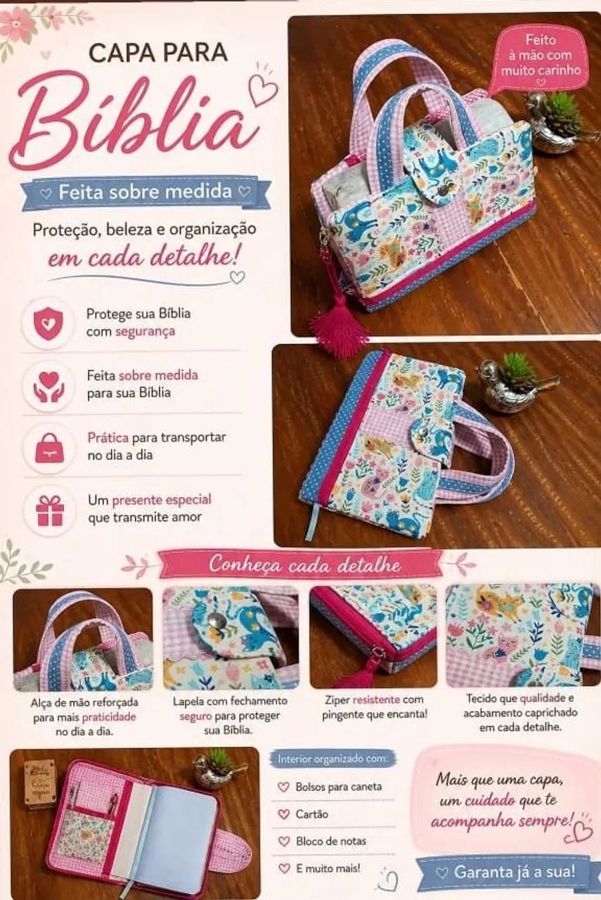 Capa para Bíblia Personalizada  - Foto 3
