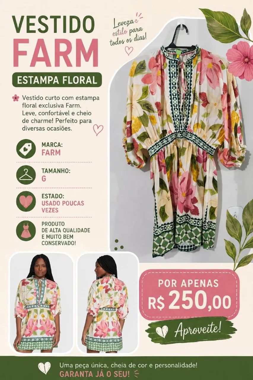 Vestidos Farm  - Foto 3