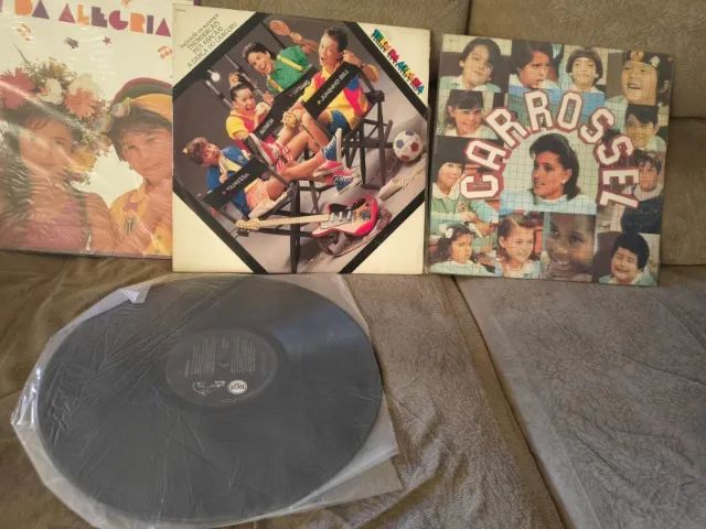 Coleção 3 Discos de Vinil Trem da Alegria e Carrosel - Foto 3