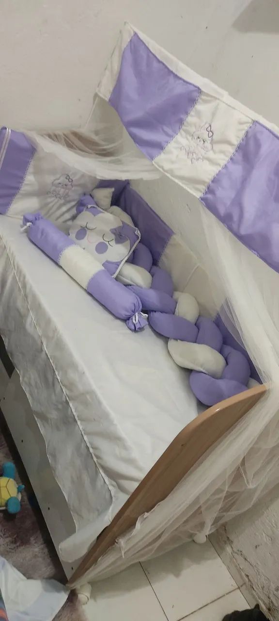 Berço cama com enxoval  - Foto 2