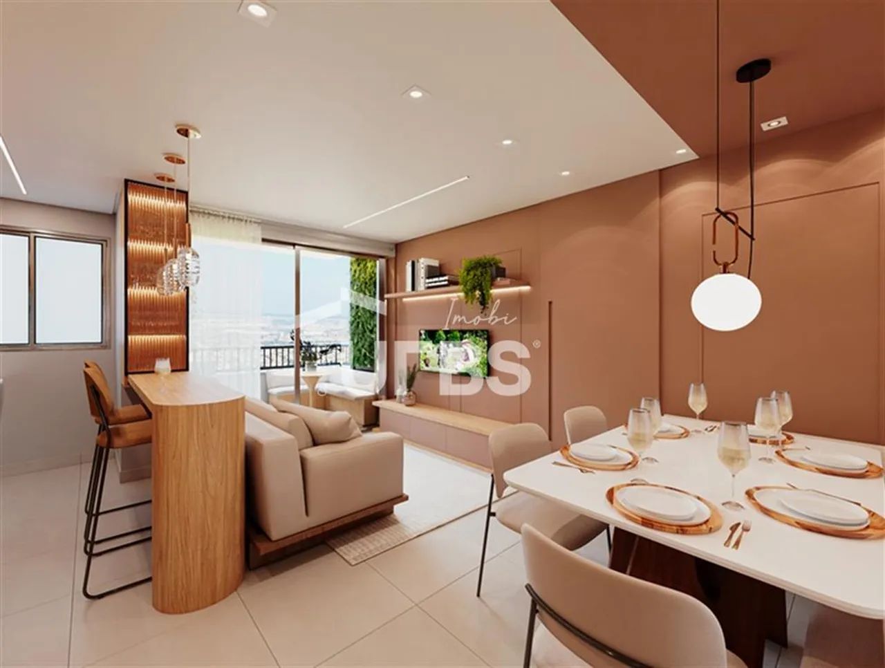 Ecoville Ipê - Apartamento 2 quartos, sendo 1 suíte - Foto 3