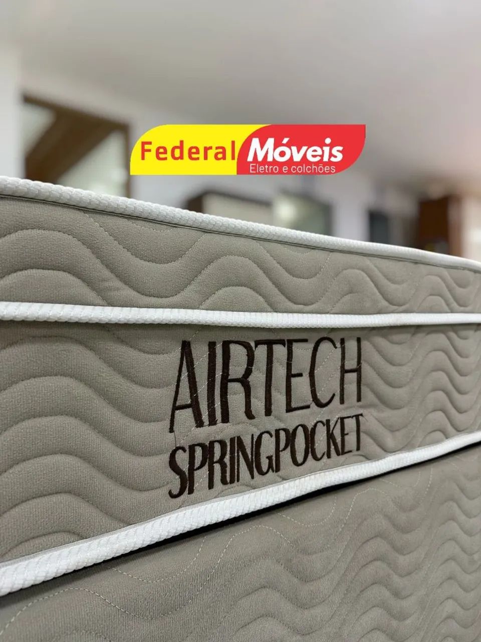 Cama Box Ortobom Casal 1,38m Colchão e Base Super Oferta - Compre já! - Foto 2