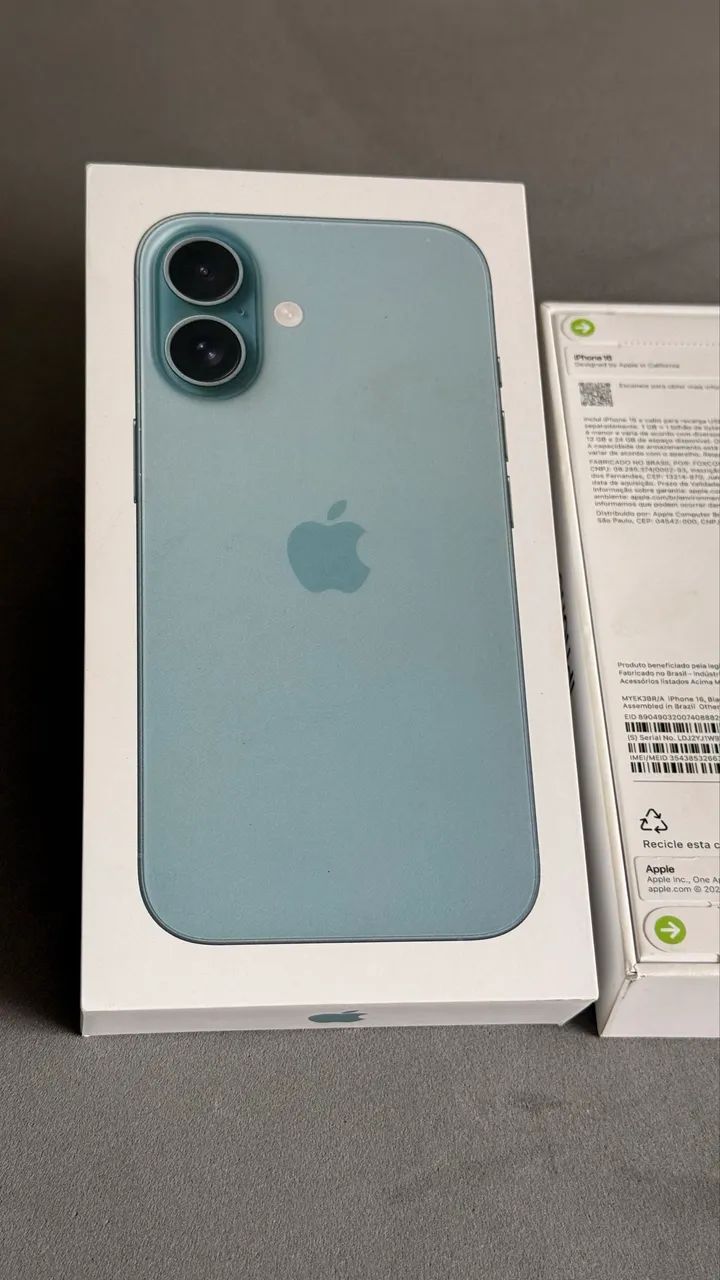 iPhone 16 verde acinzentado Lacrado  - Foto 2