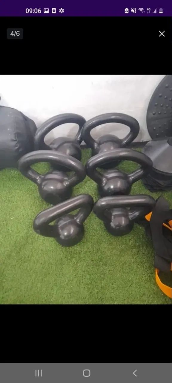 Ketlebel 4 , 8 , 12 kg 