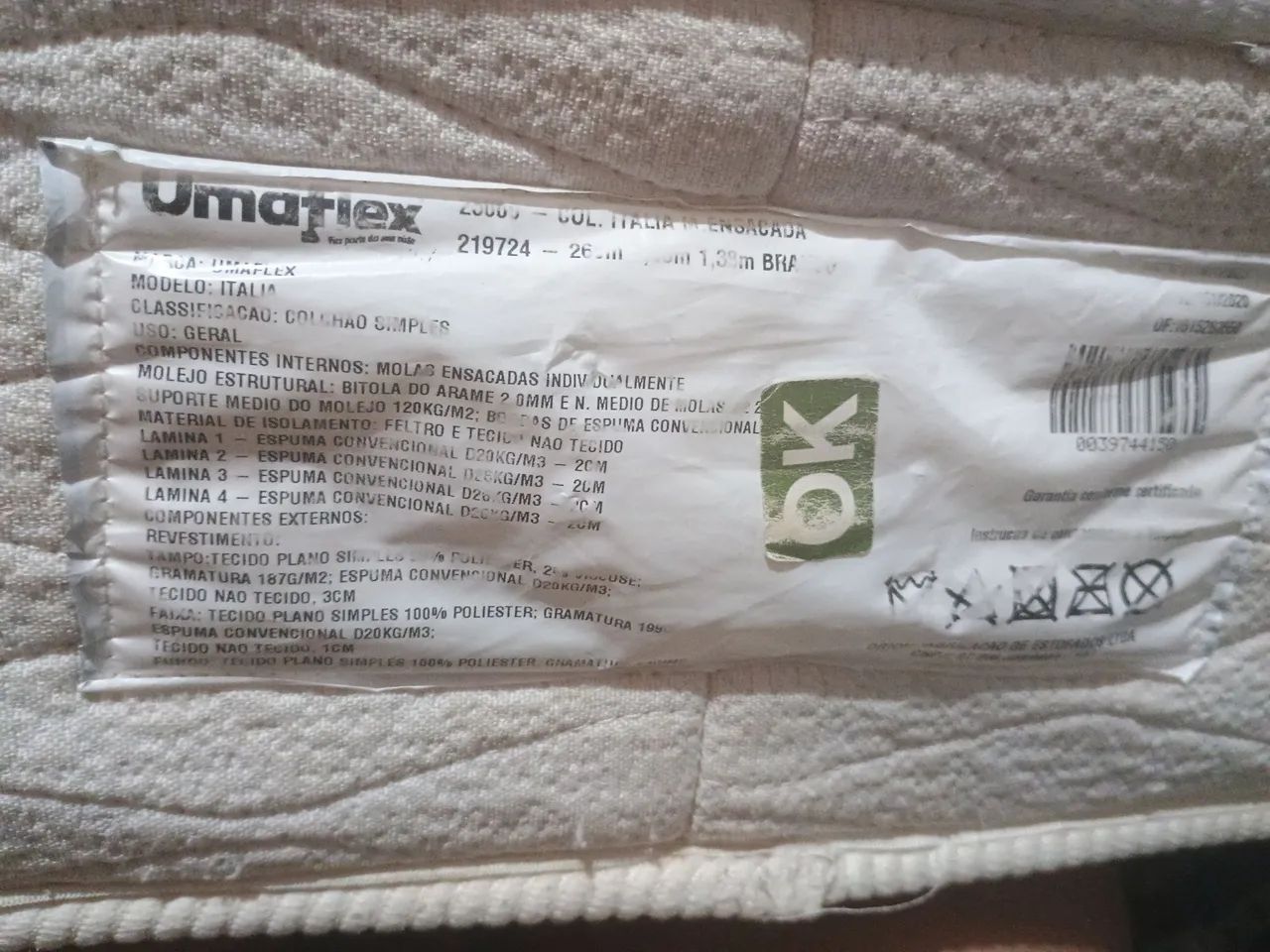 Colchão usado, bom estado . - Foto 4