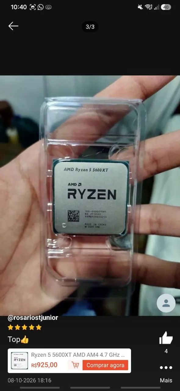 AMD Ryzen 5 5600xt na case 
