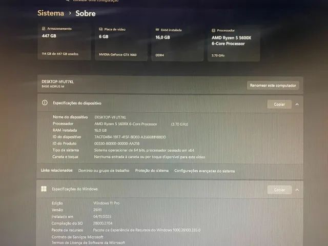 PC Gamer 5600x + 1660 - Foto 3