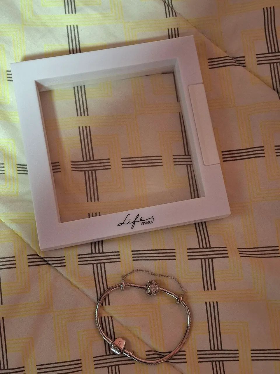 PULSEIRA LIFE BY VIVARA + BERLOQUE DE COROA