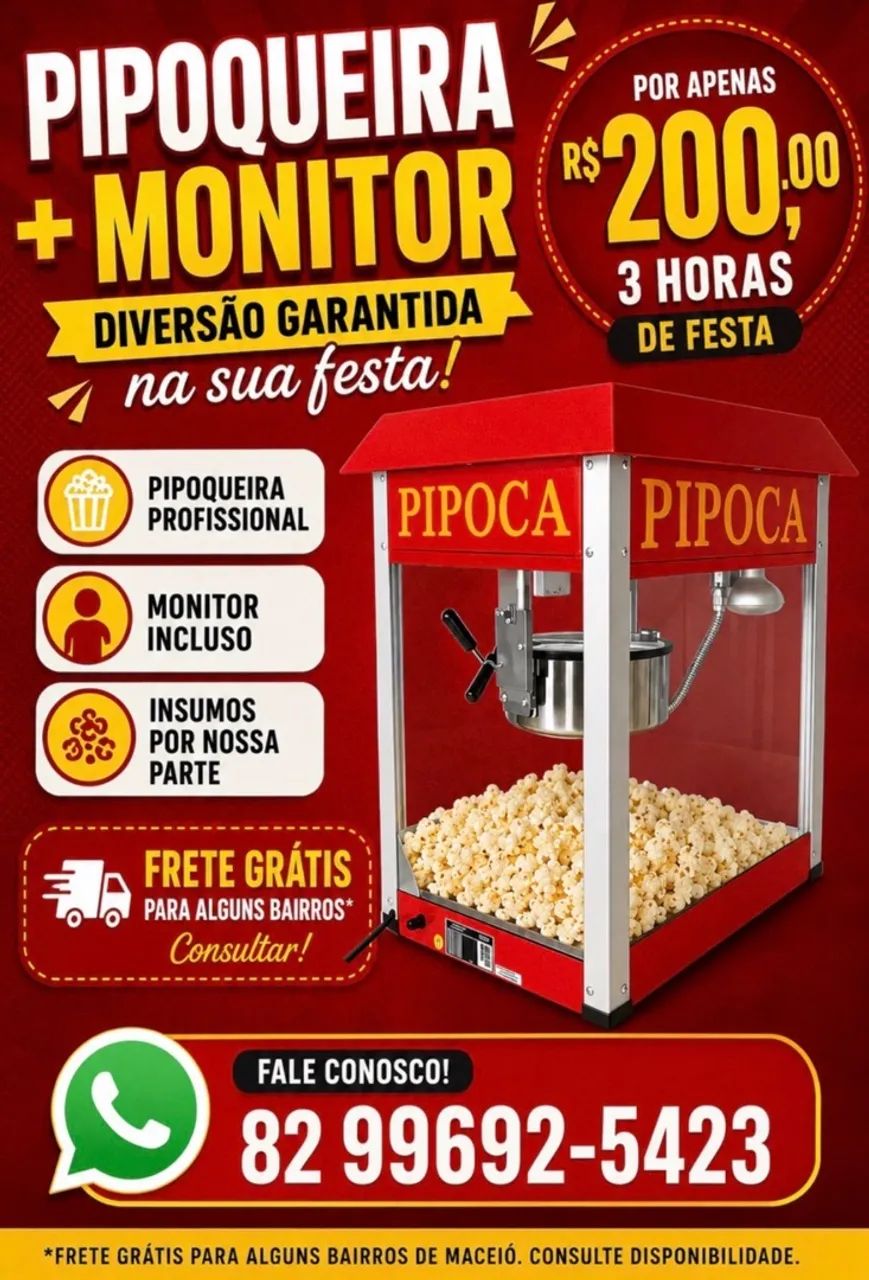Pipoca e algodão doce  - Foto 2