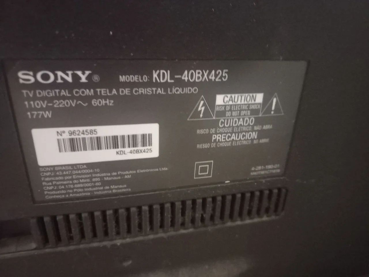 TV Sony 40 polegadas Quebra Galho  - Foto 2