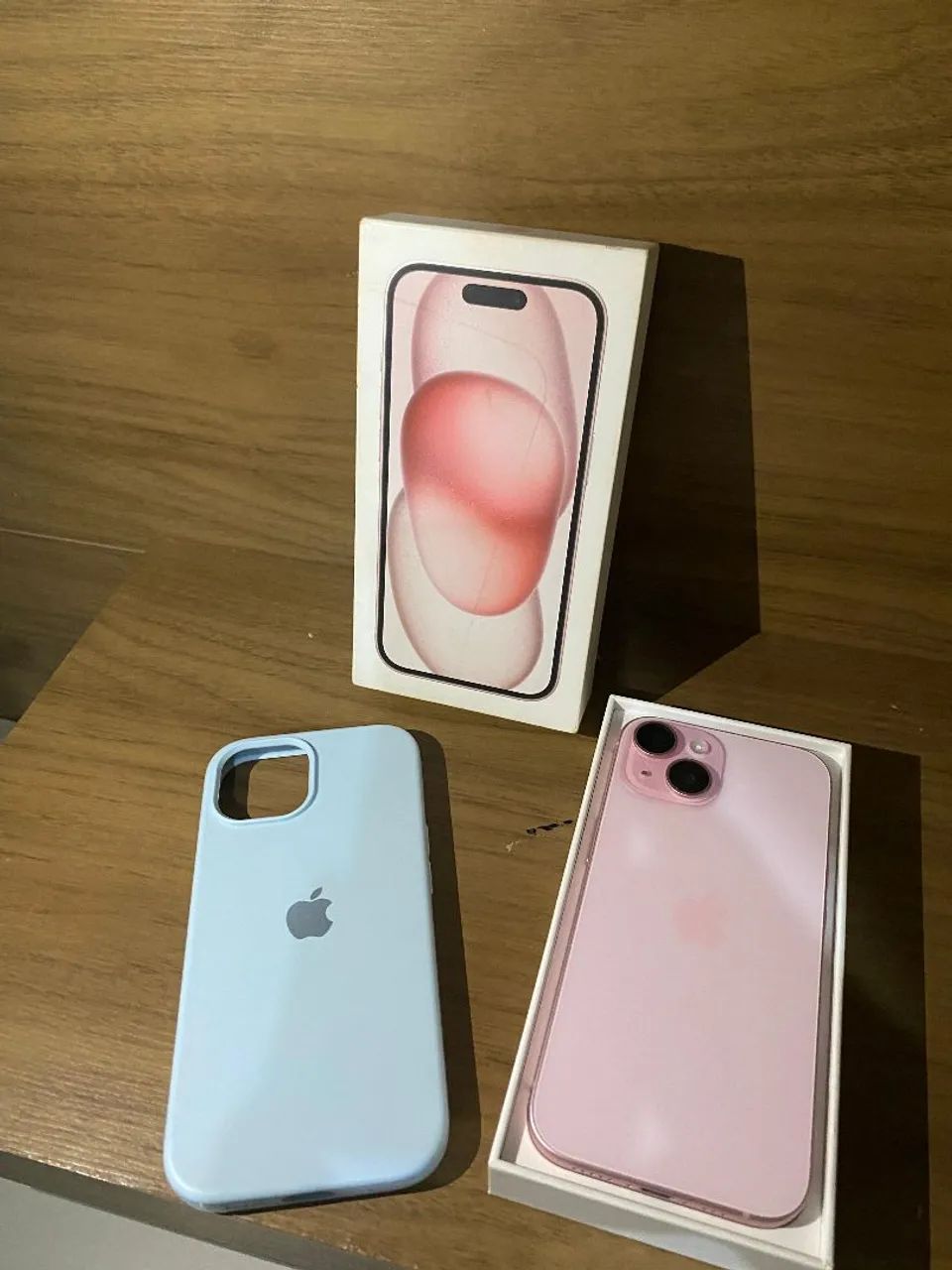 VENDO ou TROCO iPHONE 15 128GB ROSE - Foto 3