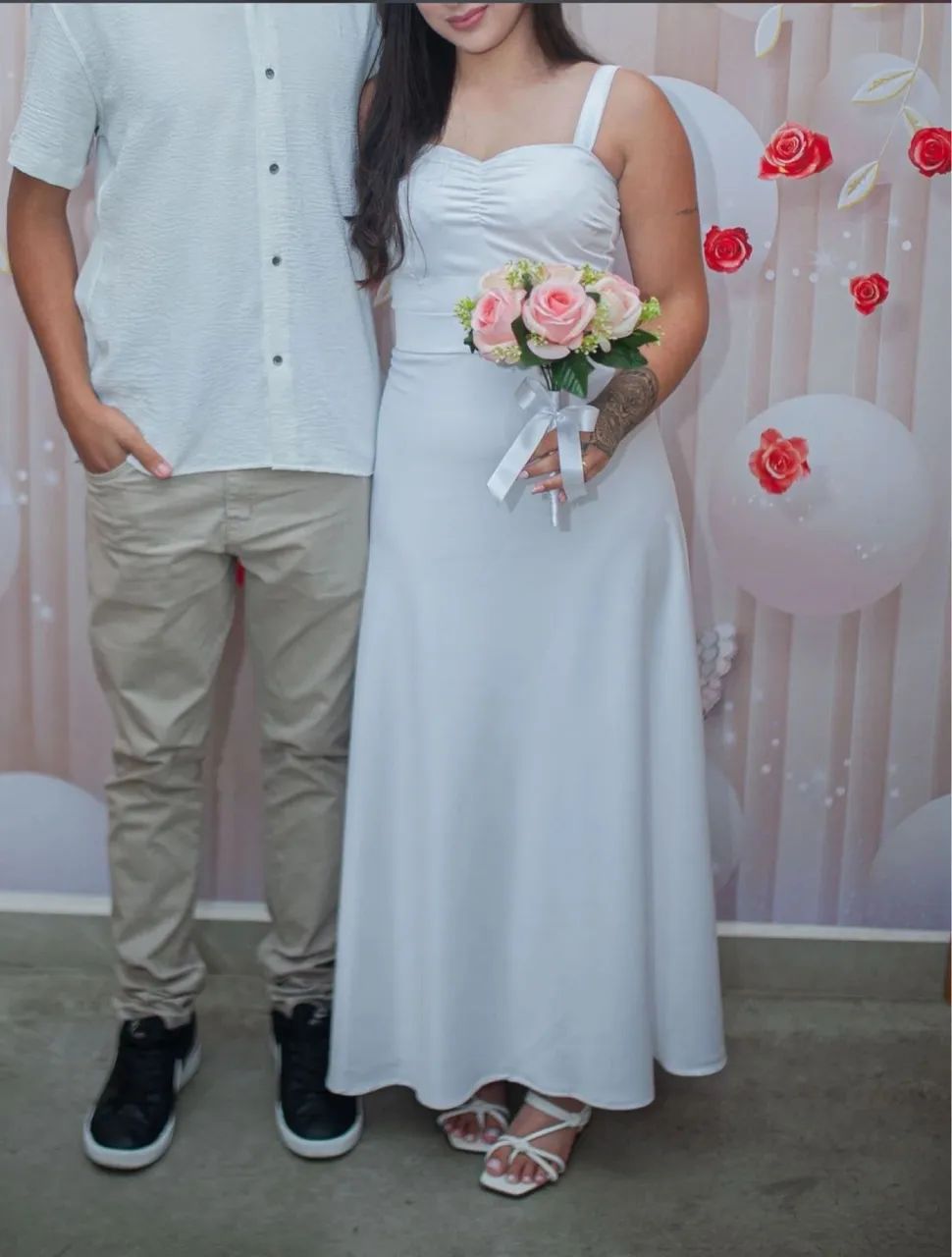 Vestido noiva civil casamento