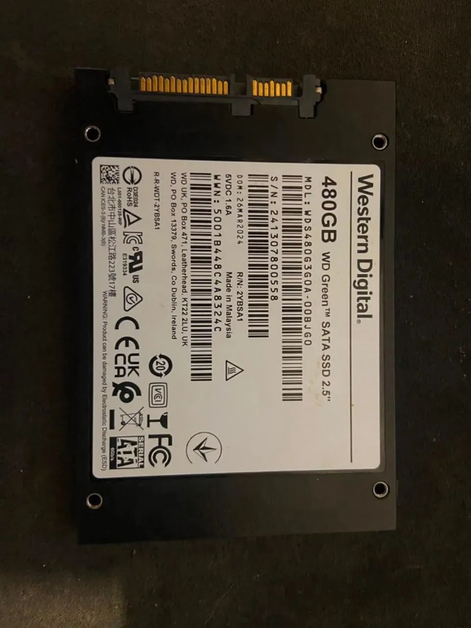 SSD 480GB WD Green - Foto 2