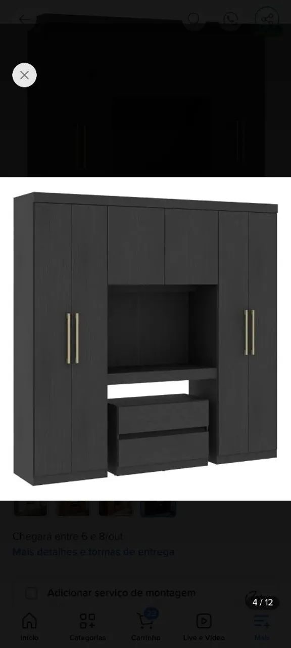Guarda roupa lindíssimo 850$  - Foto 3