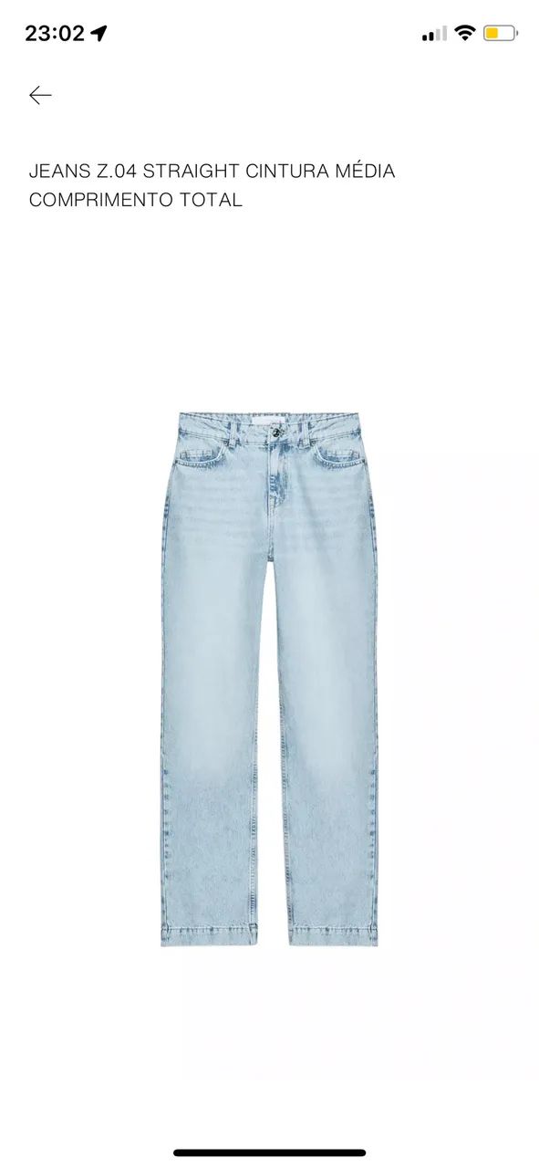 Calça jeans zara