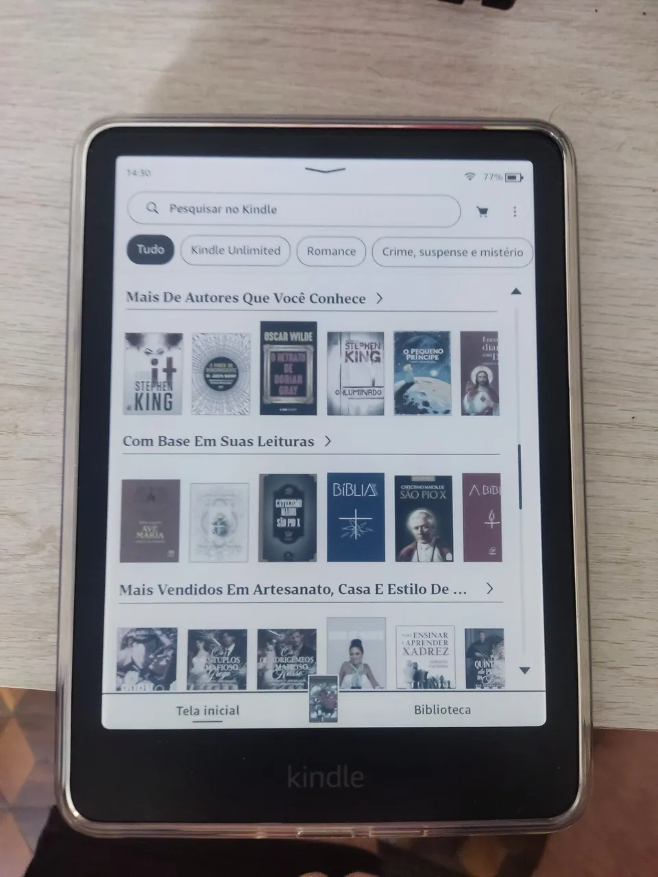 Kindle Oasis 10ª Geração, 8GB, Amazon - Tablets e E-Readers