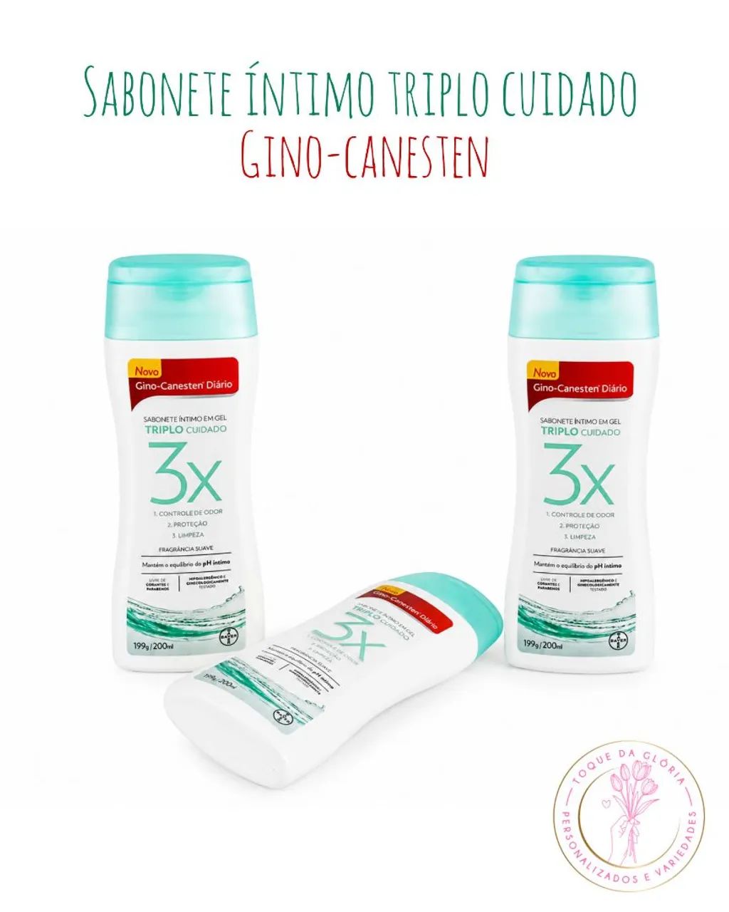 Sabonete íntimo Gino-canesten 