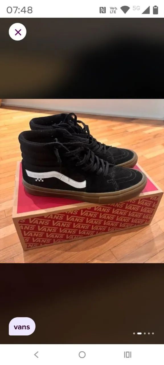 Tênis vans sk8 cano alto 41 - Foto 3