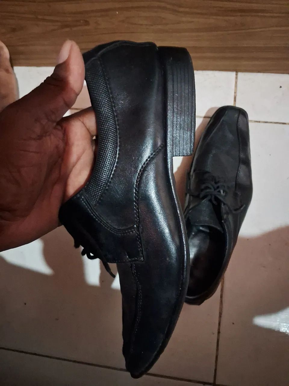 Sapato social semi novo 