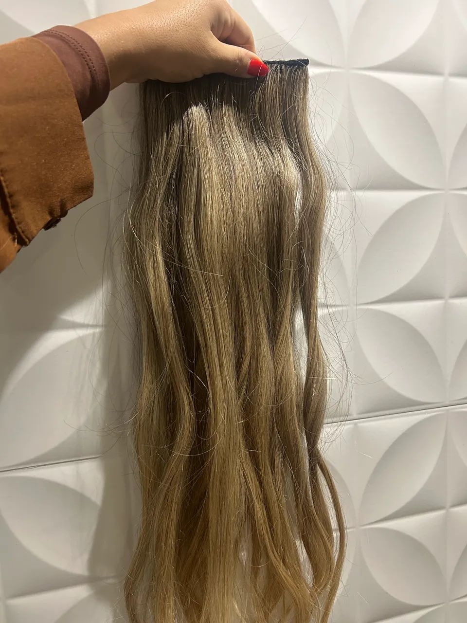 cabelo humano na tela 100 gramas - Foto 3