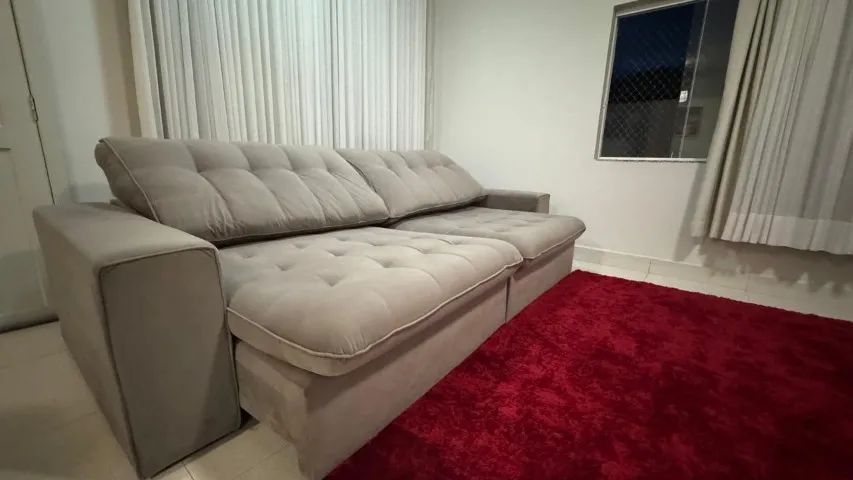 Sofá 4 lugares - pouco usado - Foto 2