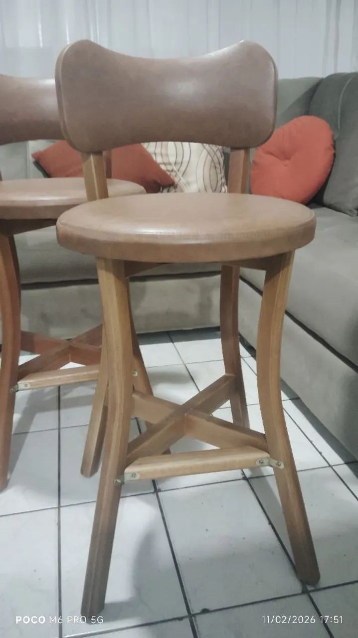 Lindas banquetas para área gourmet  - Foto 3