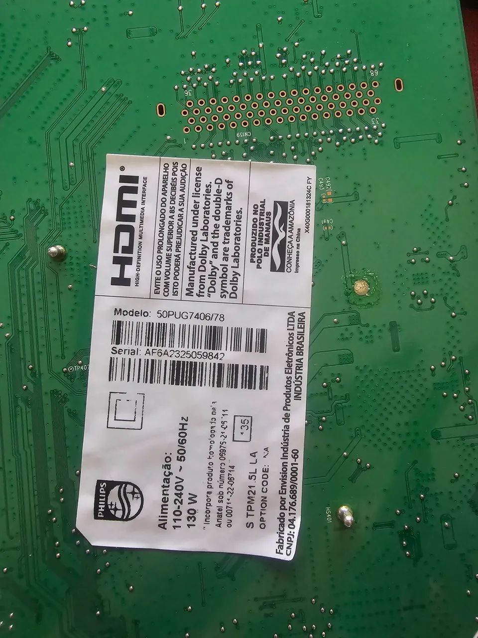 Placa Tv philips 50pug7406 - Foto 4