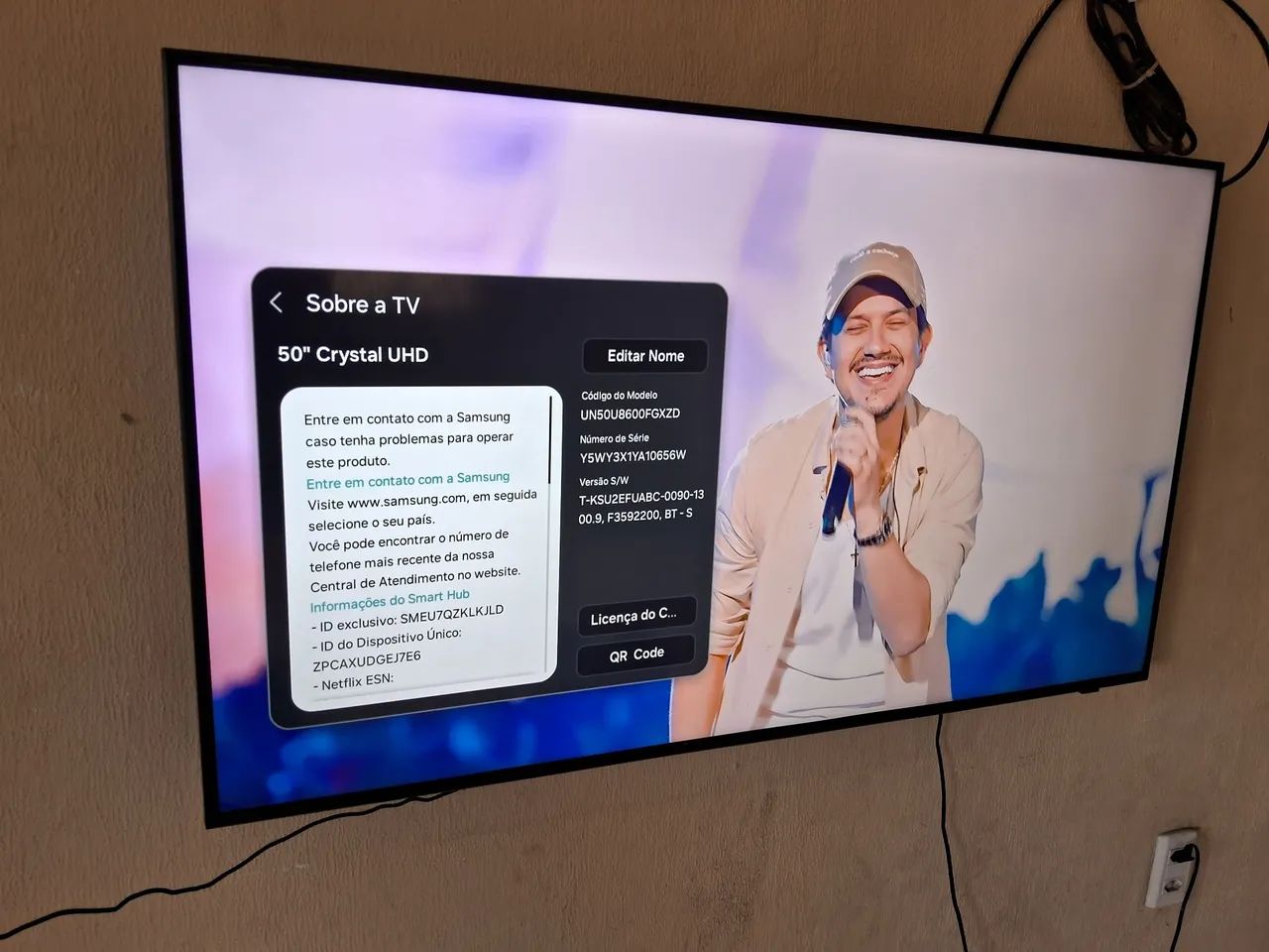 Telao Samsung 4K 50 Polegadas na Garantia  - Foto 2