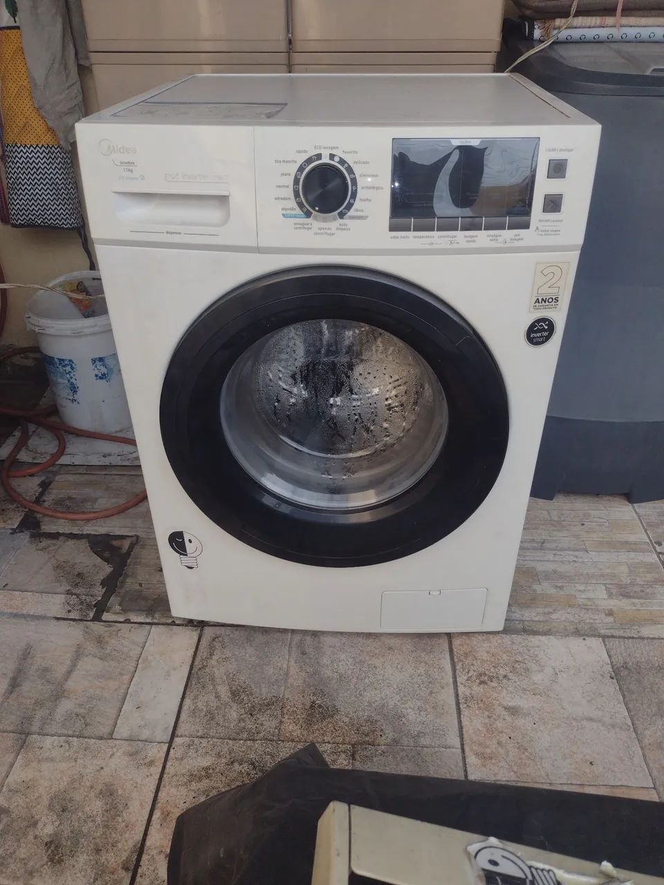 Vendo lavadora  Midea smart  11 kg motor inverter .